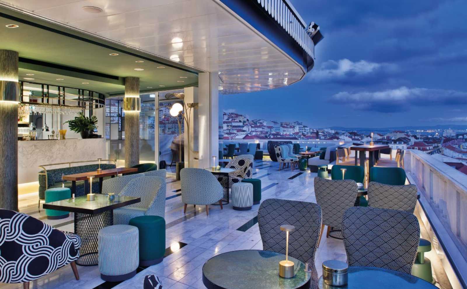 Rooftop Rossio Gastrobar - Altis avenida Hotel en Lisboa - 1