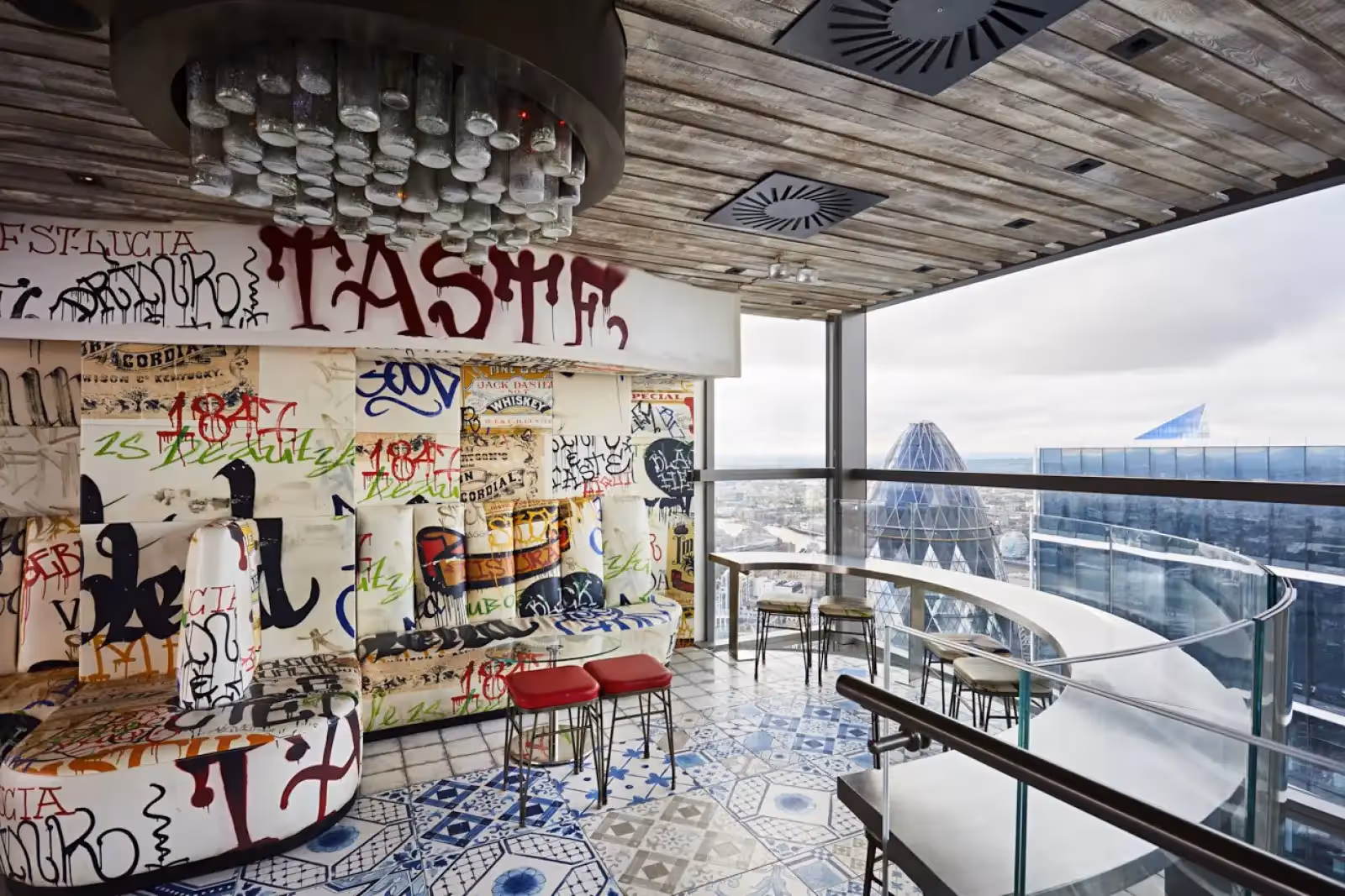 Rooftop Duck & Waffle en Londres - 2