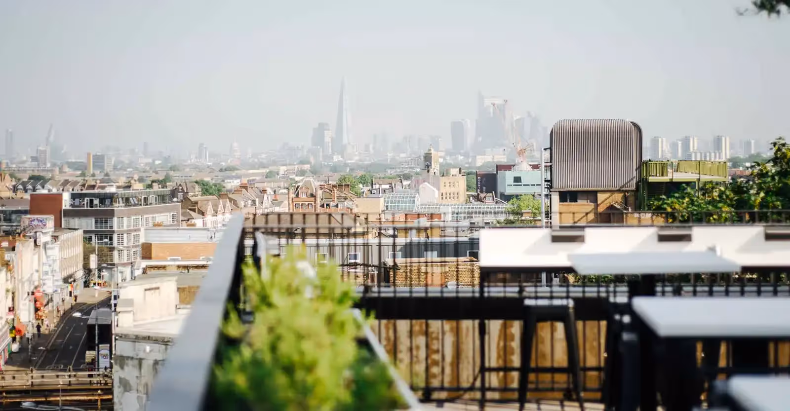 Rooftop Forza Wine Peckham en Londres - 2