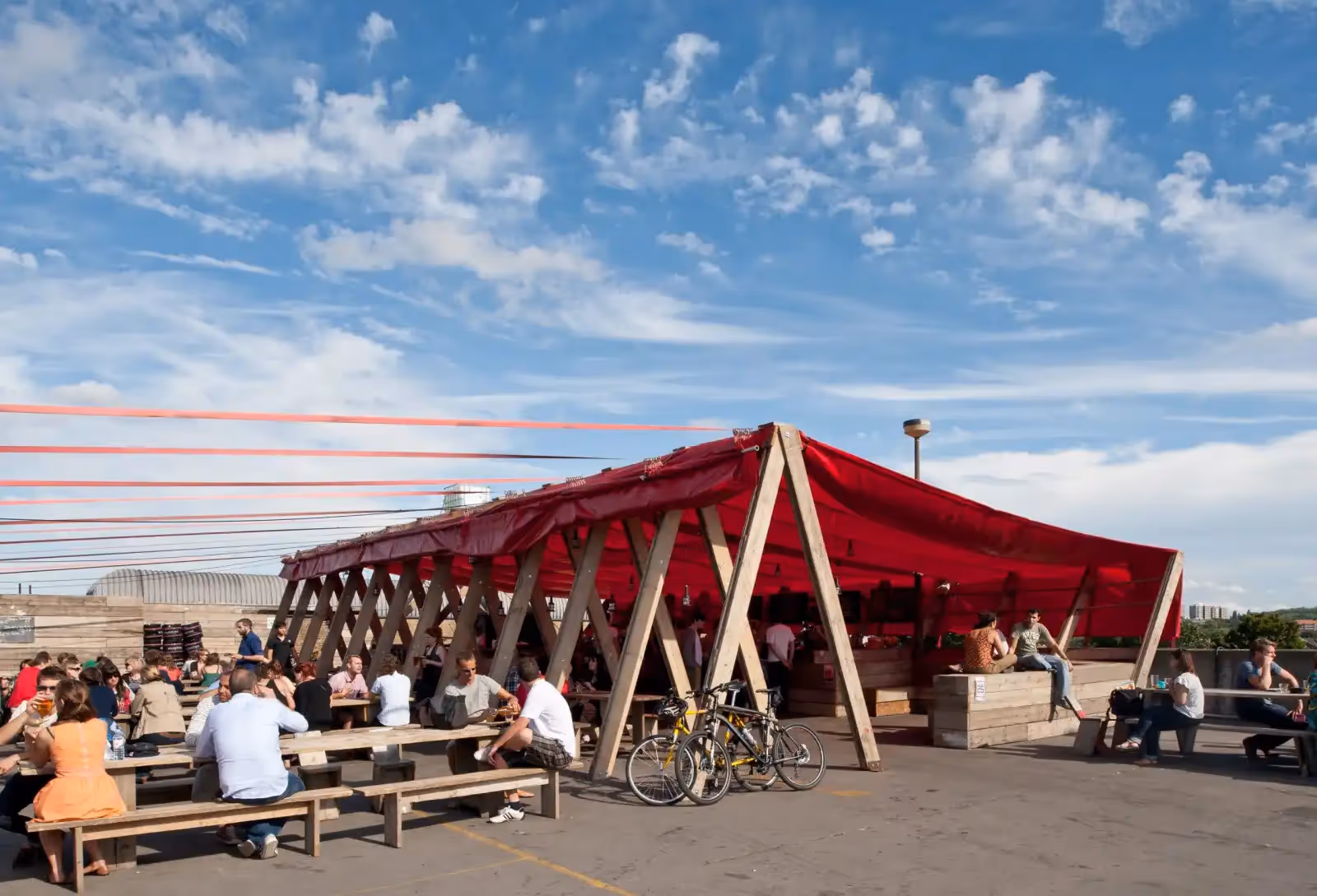 Rooftop Frank's Cafe en Londres - 1