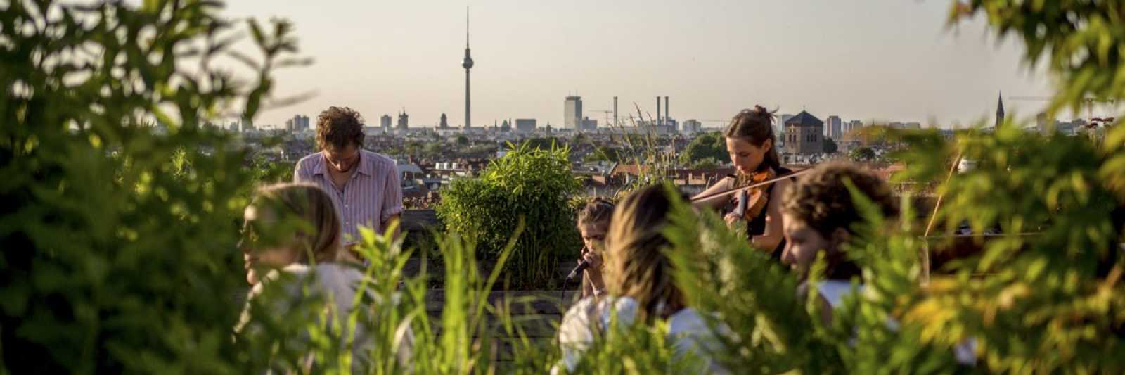 Rooftop Klunkerkranich en Berlín - 2