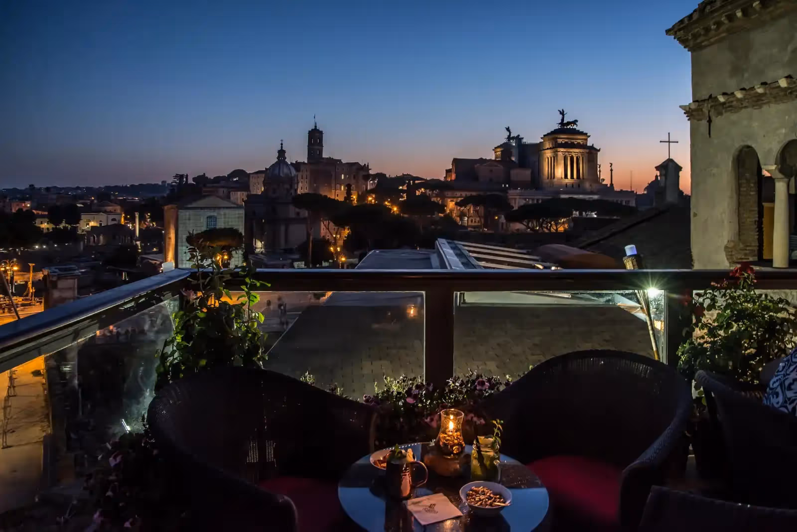Rooftop Roof Garden Hotel Forum en Roma - 1
