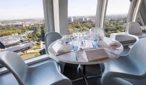 Rooftop Atomium Restaurant Bruselas