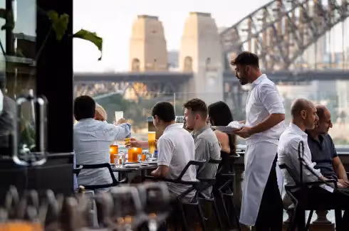 Rooftop Cafe Sydney Sídney