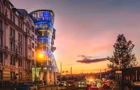 Rooftop Glass Bar Praga