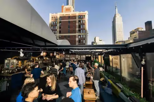 Rooftop Magic Hour Nueva York