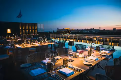Rooftop Mappemonde Atenas