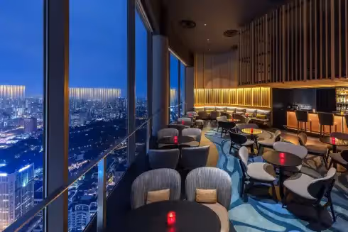 Rooftop SKAI Bar Singapur